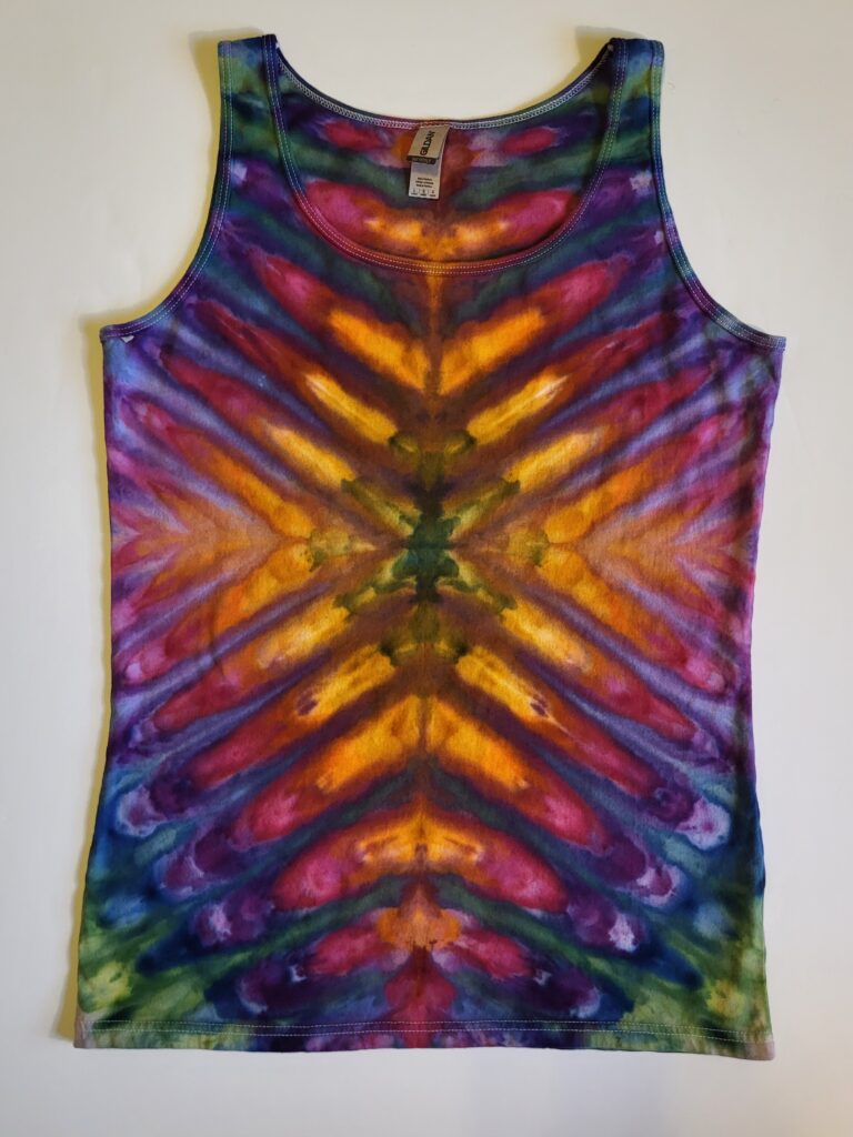 a tie dye tank top